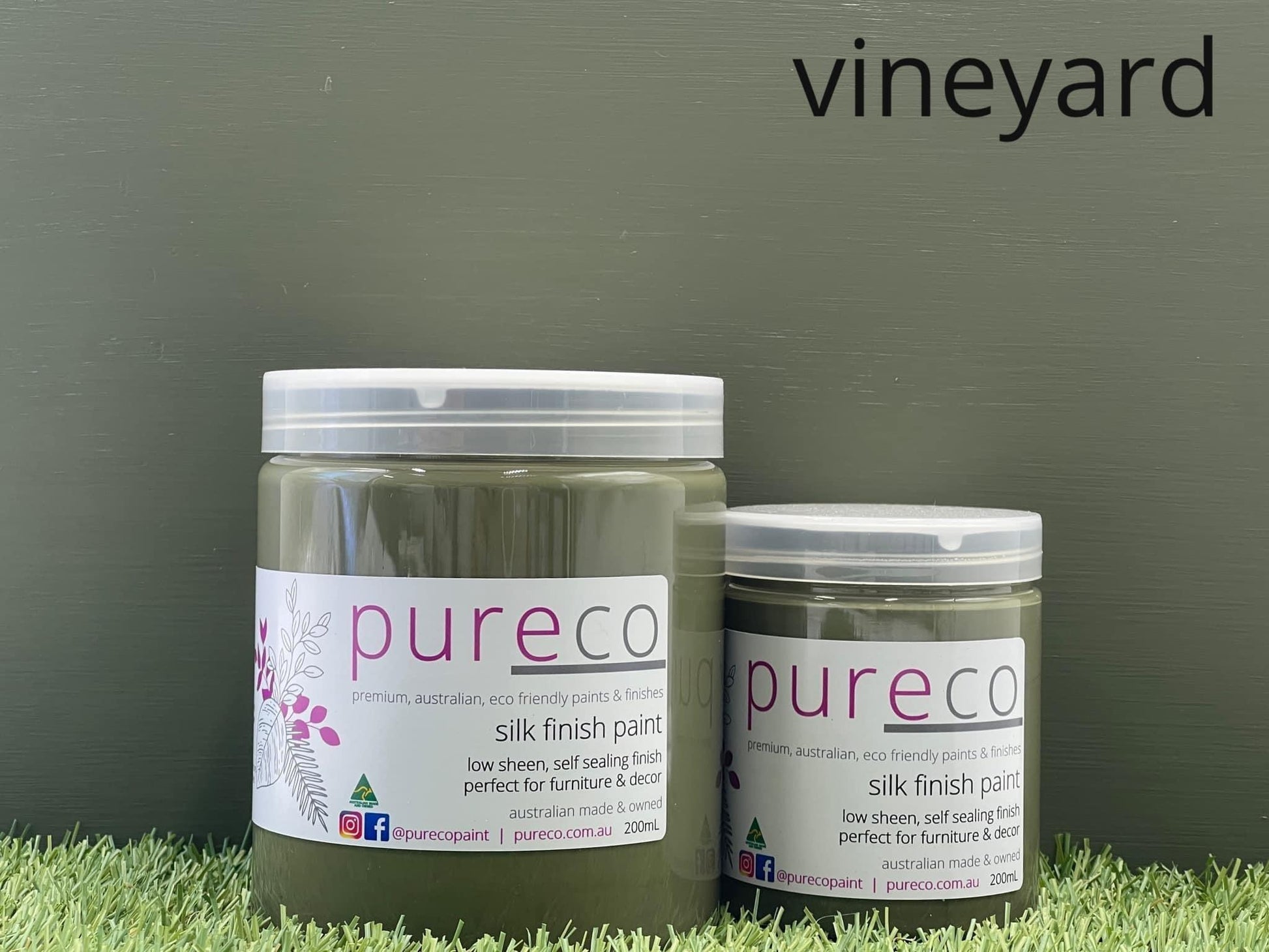 Pureco Paints Silk Finish Vineyard