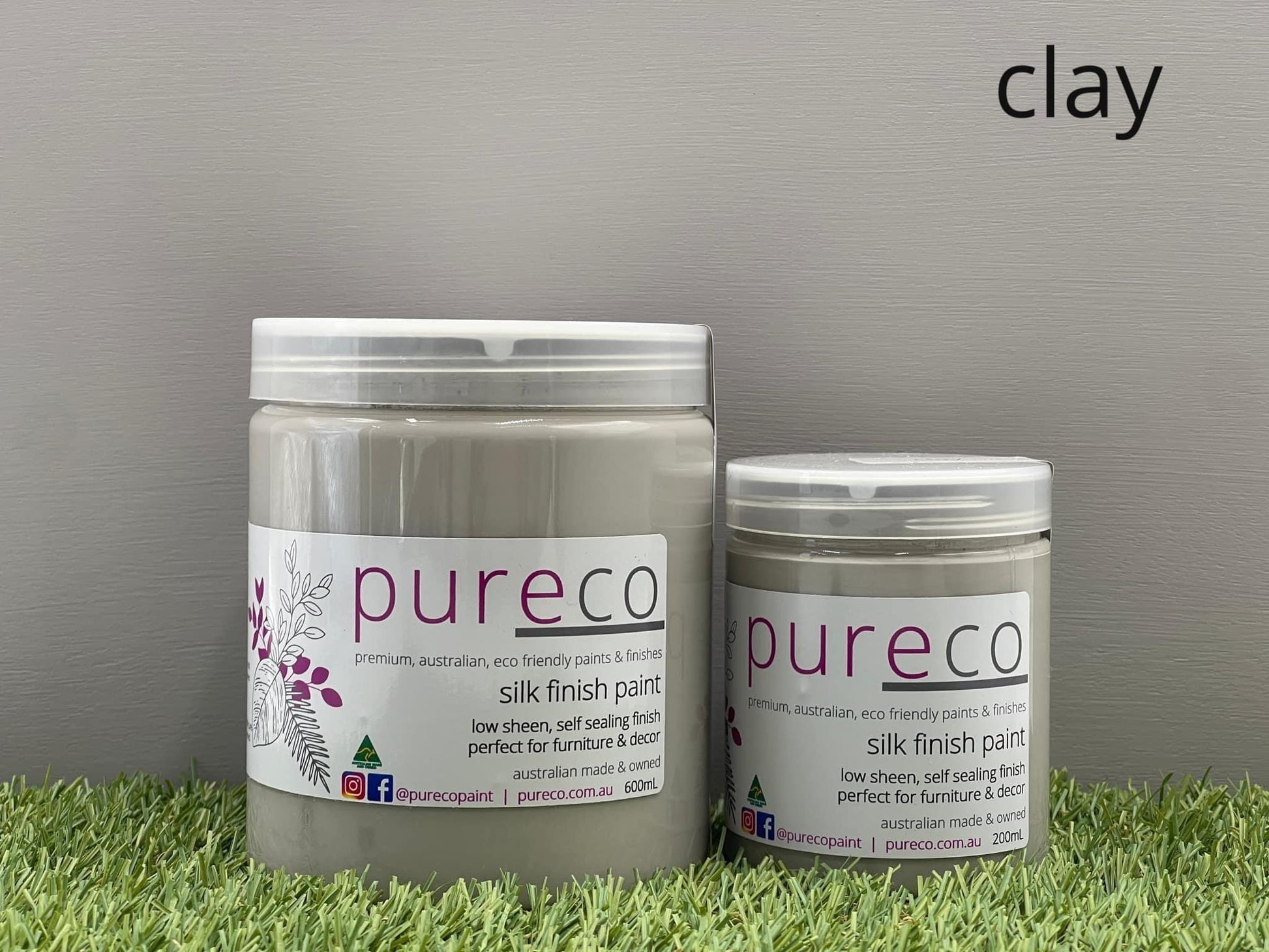 Pureco Paints Silk Finish Clay