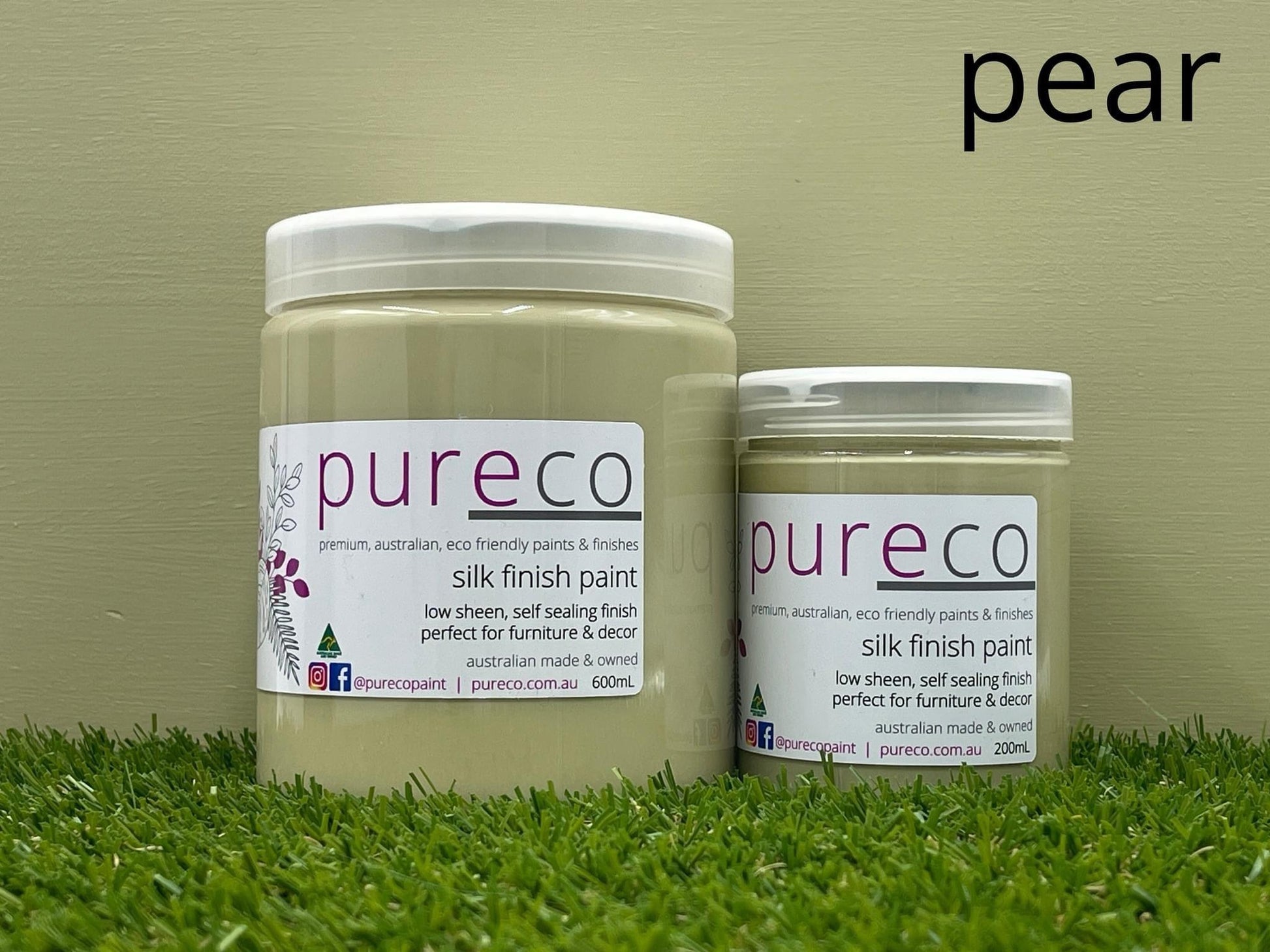 Pureco Paints Silk Finish Pear