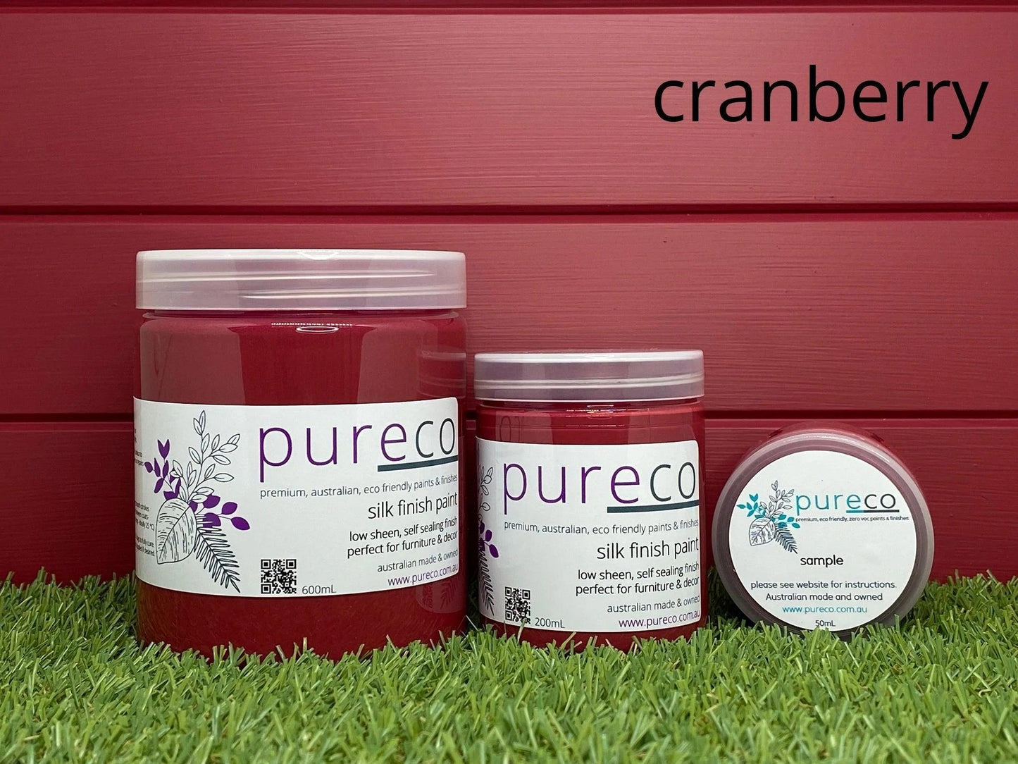 Pureco Silk Finish Cranberry