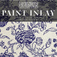 Iron Orchid Designs Paint Inlay Indigo Floral