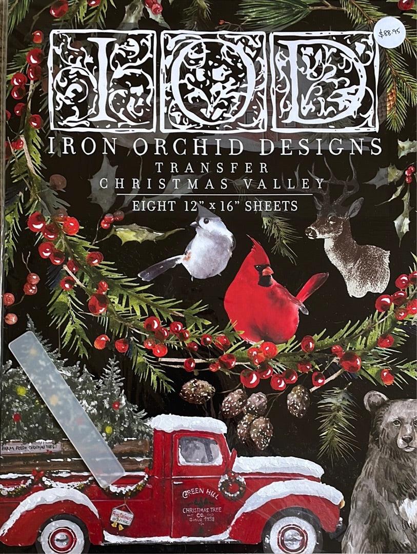 Iron Orchid Designs Christmas Transfer 2022