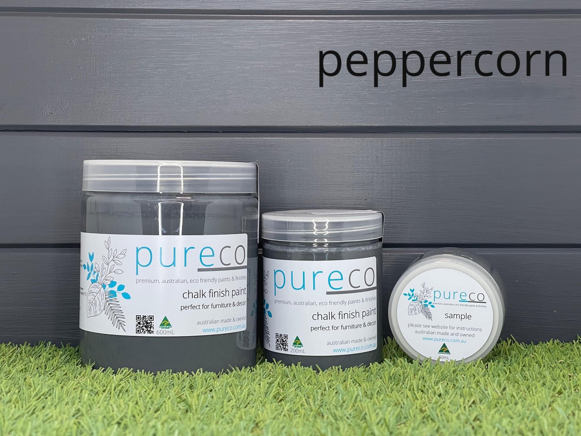 Pureco Paints Chalk Finish Peppercorn
