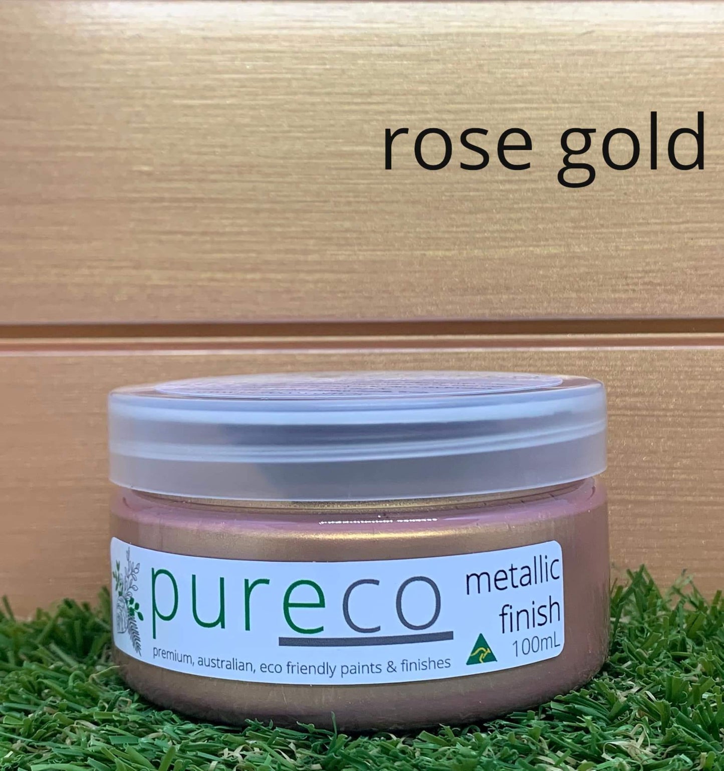 Pureco metallic finish Rose Gold