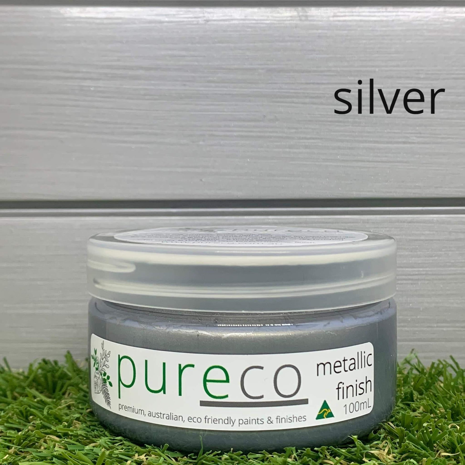 Pureco Metallic Finish Silver