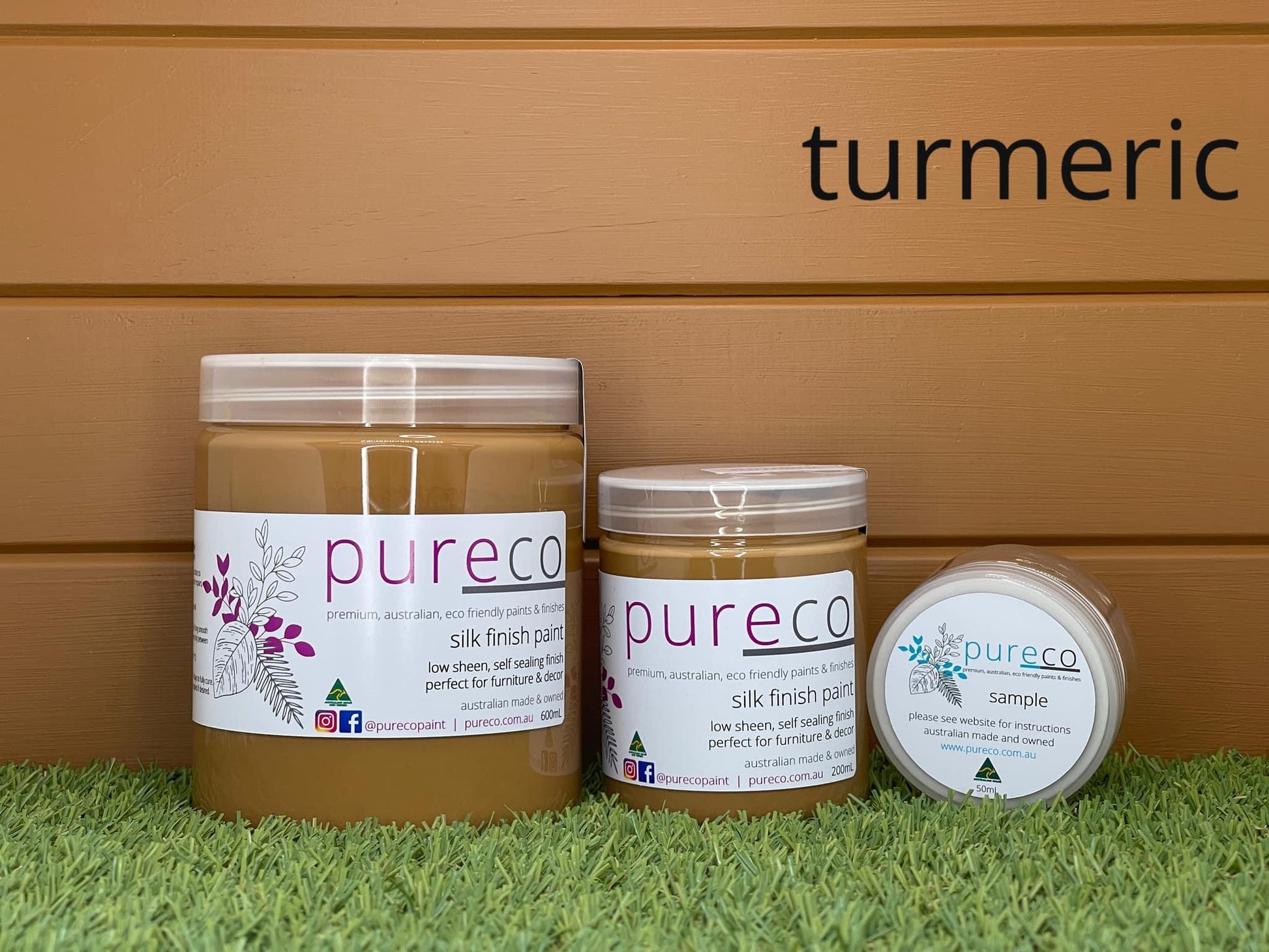 Pureco Paints Silk Finish Turmeric